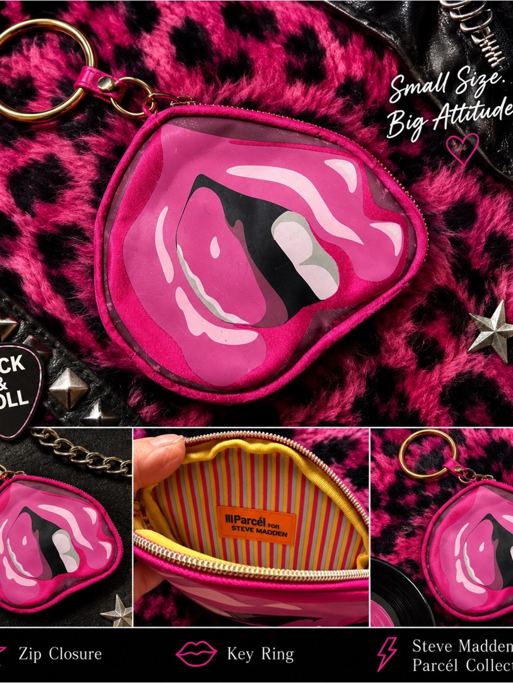 Parcel for Steve Madden Lip Wristlet 👄